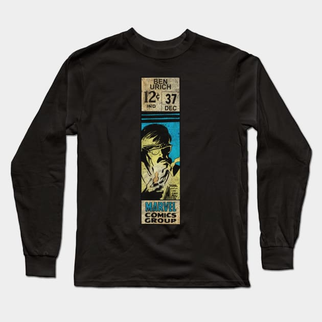 Ben Urich corner box Long Sleeve T-Shirt by ThirteenthFloor